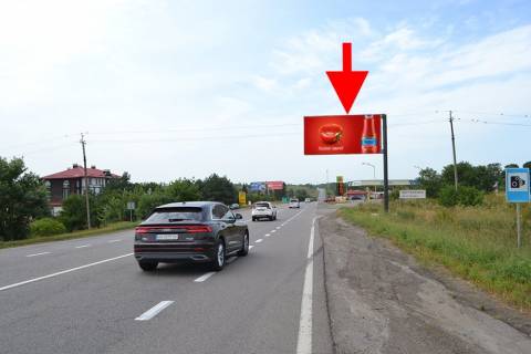 Билборд A на трассах Харьковской области, 3х6  Траса Київ-Харків-сел. Нестеренки-біля АЗС Motto-у бік Валок фото 1