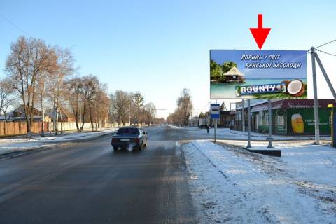 Билборд A в Дергачах, 3х6  Дергачі-вул. Сумський шлях-стадіон-у бік Харкова фото 1