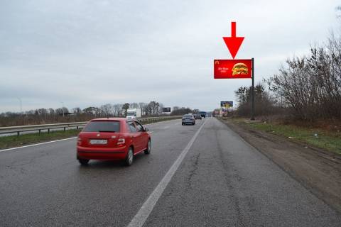 Билборд A в трасах Харкова, 3х6  Траса Київ-Харків-466 км-сел. Пісочин-біля АЗС SHELL-1-в'їзд у місто фото 1