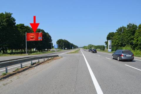 Билборд B на трассах Харьковской области, 3х6  Траса Київ-Харків-сел. Травневе-біля Крона маркету -прапорець №1 -у бік Валок фото 1
