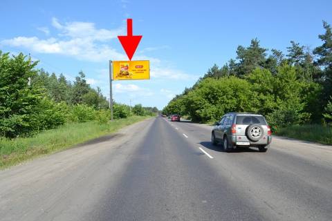 Билборд B в Харькове Траса Харків-Зміїв-сел. Васищеве- в р-ні вул Промислова-біля АЗС ОВІС-прапорець №1-у бік Харкова фото 1
