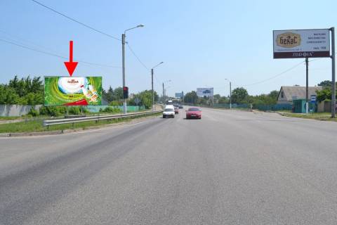 Билборд B в Песочине, 3х6  Полтавський шлях-вул. Річкова- в центр фото 1