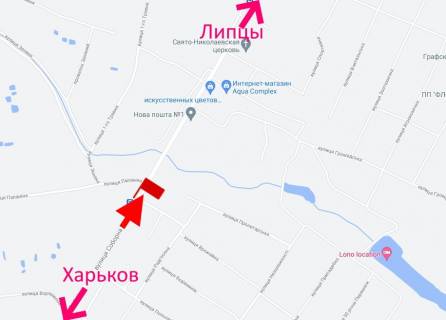 Билборд B в Циркунах сел. Циркуни-вул. Соборна - біля магазину Олена - у бік сел. Липці схема