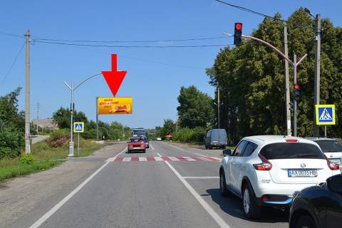 Билборд B в Циркунах сел. Циркуни-вул. Соборна-вул. Кооперативна-у бік сел. Липці фото 1