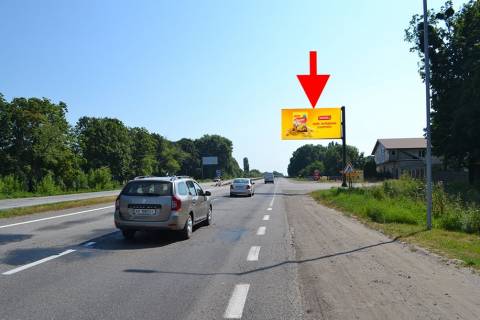 Билборд A на трассах Харьковской области, 3х6  Траса Київ-Харків-сел. Травневе-біля Крона маркету-прапорець №1-у бік Харкова фото 1
