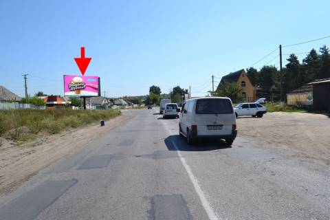 Билборд B в Солоницевке, 3х6  поворот на Висоту Маршала Конєва- у бік Харкова фото 1