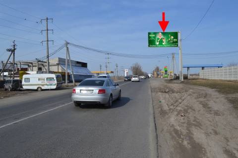 Билборд A в Безлюдовке, 3х6  Пр-т Аерокосмічний - розв'язка з кільцевою- біля АЗС "ОВІС"-в центр фото 1