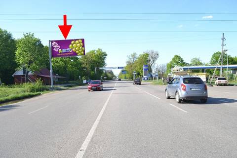 Билборд B в Лесном, 3х6  Харківське шосе-пост Поліції-прапорець №2-із центру фото 1