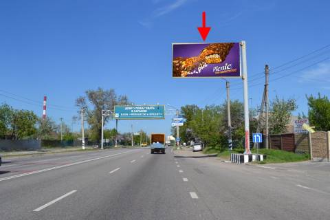 Билборд A в Песочине Полтавський шлях-Пісочин-вул. Автомобільна-прапорець №2-в центр фото 1
