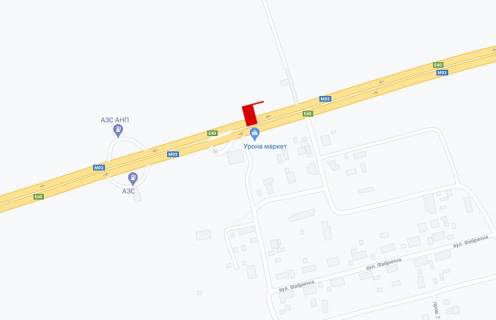 Билборд B на трассах Харьковской области Траса Київ-Харків-сел. Травневе-біля Крона маркету-прапорець №2-у бік Харкова схема