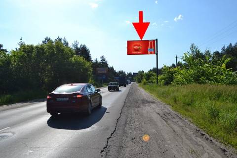 Билборд A в Васищеве, 3х6  Траса Харків-Зміїв-сел. Васищеве- в р-ні вул Промислова-біля АЗС ОВІС-прапорець №1-у бік Змієва фото 1