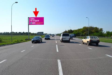 Билборд B на трассах Харьковской области, 3х6  Траса Київ-Харків-463 км-сел. Н. Коротич -біля АЗС ОККО та терміналу Нової пошти-5-у бік Люботина фото 1