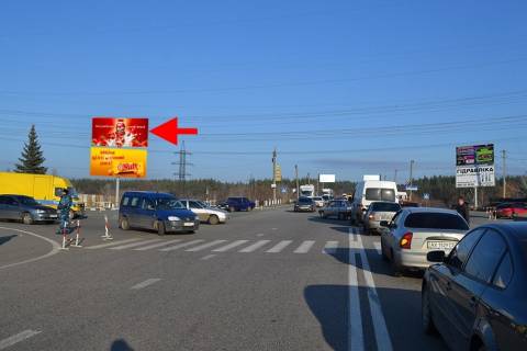 Билборд B в Харькове Кільцева біля в'їзду на авторинок "ЛОСК"-верх-у бік Олексіївки  фото 1