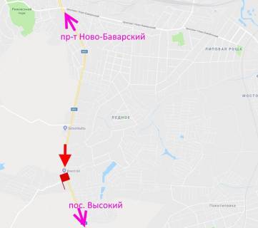 Билборд A на трассах Харьковской области, 3х6  Кільцева дорога-сел. Лідне -біля АЗС Brent Oil-прапорець №2- в бік сел. Високий схема