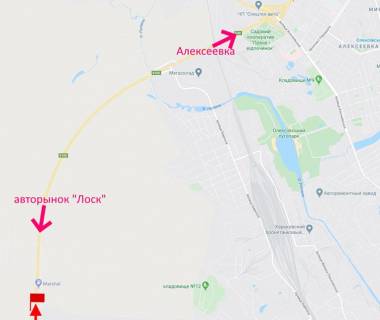 Билборд B в Харькове Кільцева дорога-478 км біля АЗС "Маршалл" - прапорець №4-у бік Олексіївки схема