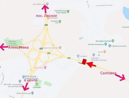 Білборд, Бігборд (Борд)  B у Харкові, 3х6  Лозовеньківський пр-т- поворот на Фельдман-екопарк-прапорець №2-в бік Олексіївки схема