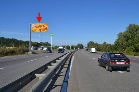 Білборд, Бігборд (Борд)  B на трасах Харківської області, 3х6  Траса Київ-Харків-Довжанський біля АЗС WOG-сел. Рай-Єленівка (у бік Люботина) Фото 1
