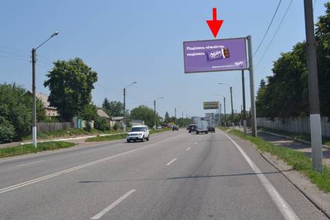 Билборд A в Песочине Полтавський шлях-вул. Новоселівська-в центр фото 1