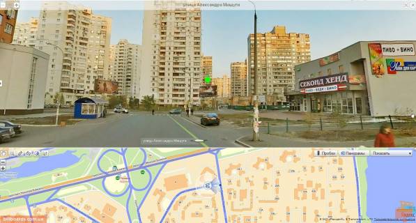 Билборд A в Киеве ул. Л.Руденко / ул. Мишуги, 2 (02) - просп. Бажана - выезд; ТЦ Пирамида; детский с/м "Антошка", с/м "Велика кишеня", напр. от ТЦ Пирамида (по Мишуги - справа) фото 1