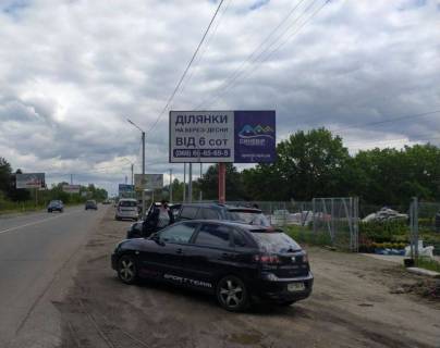 Билборд A в Осещине, 6х3  с. Хотянівка, траса Р-69 "Київ-Вишгород-Десна", км 2+550 право, в'їзд в Хотянівку, біля садового центру JACARANDA, за 750м до Sobi Club фото 1