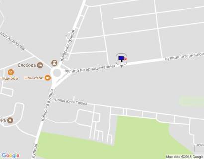 Billboard B in Uman m. Uman', st. Internacional'na, navproti budinku 29, cerez 420m pisla povorotu na st. Instituts'ka, za 360m do rozv'azki z st. Komarova ta st. Kiivs'ka scheme