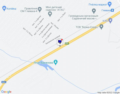 Билборд A в Калиновке, 6х3  смт. Калинівка, траса М-05 Київ-Одеса, км 29+650 право, через 650м після повороту на вул. Вокзальна та АЗС КЛО, за 850м до АЗС АМІК схема