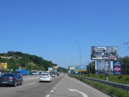 Билборд A в Лісники (Лісники), 6х3  Дніпровське шосе, траса Н-01 "Київ-Знам'янка", км 20+650 ліво, через 150м після повороту на с. Лісники, верх фото 1
