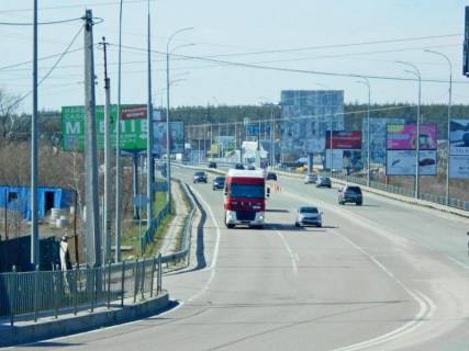 Билборд A в Ирпене, 12х12  м. Ірпінь, траса М-07 "Київ-Ковель", км 23+000 право, міст через р. Ірпінка, за 750м до розвилки Ірпінь-Гостомель-Буча, ЖК "Гостомель Резіденс" фото 1