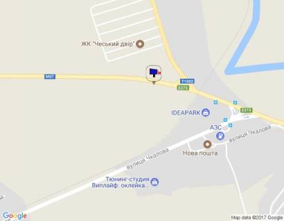 Билборд B в Ирпене м. Ірпінь, траса М-07, км 23+950 ліво, вул. Свято-Покровська, 30А, розвилка Ірпінь-Гостомель-Буча,  в'їзд у Бучу, верх схема