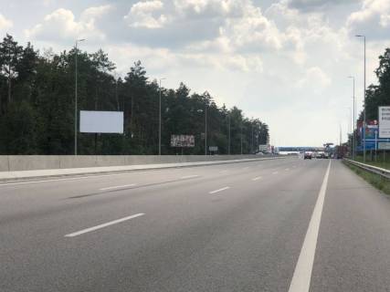 Билборд B на трассах Киевской области, 6х3  смт. Глеваха, траса М-05 Київ-Одеса, км 23+690 ліво, перед світлофором, за 470м до повороту на с. Мархалівка, Іванковичі фото 1