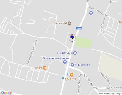 Билборд A в Василькове м. Васильків, вул. Декабристів, навпроти 192 (біля в'їзду в в/м 11)  схема