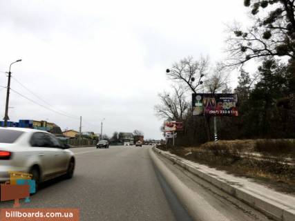 Билборд A в Гостомеле, 6х3  смт. Гостомель, траса М-07 "Київ-Ковель", км 22+000 право, через 50м після СТО Автопрофі фото 1