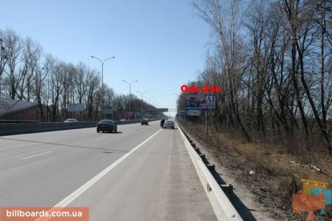 Білборд, Бігборд (Борд)  A у Києві с. Гатне, траса М-05 Київ-Одеса, км 14+290 право, через 180м після АЗС SOCAR, через 230м після Нової Лінії та магазину АТБ схема