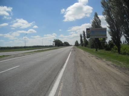 Билборд A на трассах Киевской области, 6х3  траса М-05 Київ-Одеса, км 97+785 право, через 620м після повороту на с. Одноріг, за 820м до повороту на с. Черкас фото 1