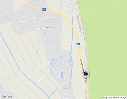 Билборд B в с. Романкове, 6х3  Дніпровське шосе, траса Н-01 "Київ-Знам'янка", км 30+970 ліво, через 2,2км після ресторану "Край-Рай", елітна приватна забудова, біля с. Великі Дмитровичі схема