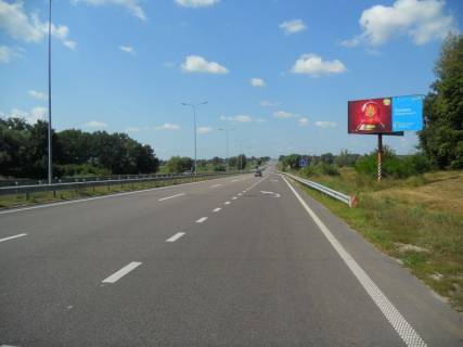 Билборд A на трассах Киевской области, 6х3  Харківська траса, траса М-03 "Київ-Харків", км 43+550 право, за 1.1км до розв'язки з автошляхом Р03 та АЗС Brent Oil, за 1.4км до АЗС UPG фото 1