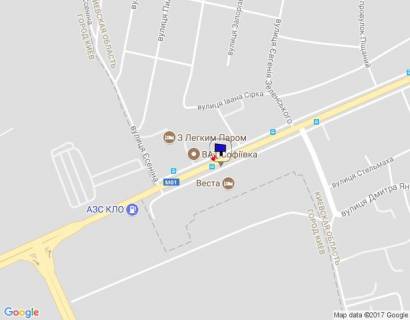 Билборд A в Бровары, 6х3  м. Бровари, вул. Київська, 18, біля автобусної зупинки, в'їзд в м. Бровари зі сторони м. Київ, через 100м після магазину "Фора", через 120м після перехрестя з вул. Єсеніна, через 200м після АЗС "КЛО", за 190м до поворту на вул. Євгенія Зеленського схема