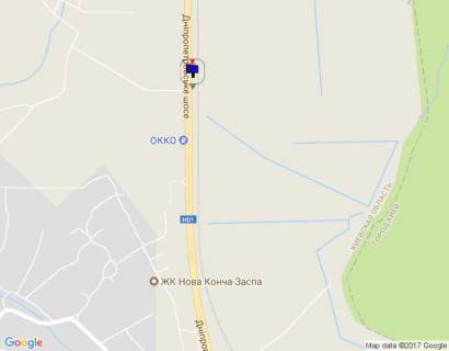 Билборд B на трассах Киевской области, 6х3  Дніпровське шосе, траса Н-01 "Київ-Знам'янка", км 22+300 ліво, ЖК "BASA Sity" схема