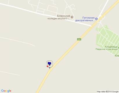 Билборд B на трассах Киевской области, 6х3  c. Віта-Поштова, траса М-05 Київ-Одеса, км 23+020 право, за 980м до повороту на Боярку схема