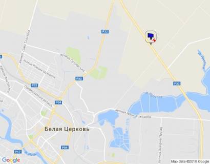 Білборд, Бігборд (Борд)  A на трасах Київської області, 6х3  траса М-05 Київ-Одеса, км 81+740 ліво, через 445м після повороту на с. Пісчана схема