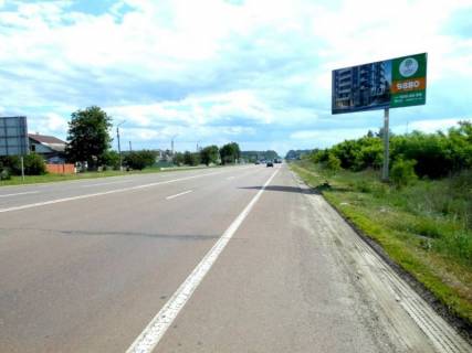 Билборд A в с. Калиновка, 6х3  с. Калинівка, чернігівська траса, траса М-01 "Київ-Чернігів-Нові Яриловичі", км 31+050 ліво, біля VEKA Україна, за 365м до повороту на вул. Ігорєва фото 1
