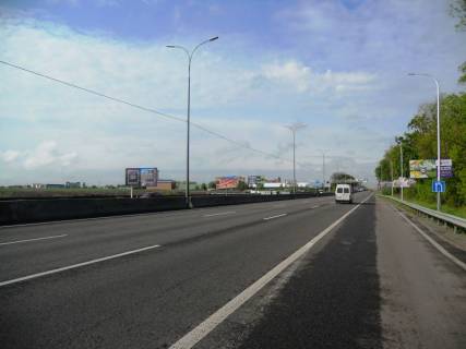 Билборд B в Киеве, 6х3  с. Гатне, траса М-05 Київ-Одеса, км 14+295 ліво, через 180м після АЗС SOCAR, через 235м після Нової Лінії та магазину АТБ фото 1