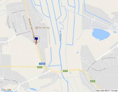 Billboard A in Kyiv smt. Gostomel', km 25+200 pravo, st. Svato-Pokrovs'ka, 64B, za 200m do avtobusnoi zupinki scheme