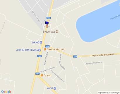 Billboard A in Novi Petrivtsi, 6х3  s. Novi Petrivci, trasa R-02 "Kiiv-Ivankiv-Ovruc", km 20+500 pravo, cerez 270m pisla povorotu na st. Soludenka ta AZS OKKO scheme