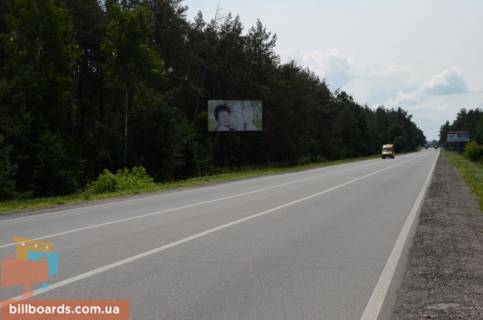 Билборд B в с. Плюты, 6х3  Конча-Заспа, траса Р-01, км 34+900 ліво, поворот на с. Плюти фото 1