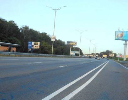 Билборд B в Киеве, 8х4  с. Щасливе, бориспільська траса, траса М-03 "Київ-Харків", км 26+050 ліво, автобусна зупинка "Щасливе", через 120м після магазину ФОРА, через 400м після повороту на Фоззі фото 1
