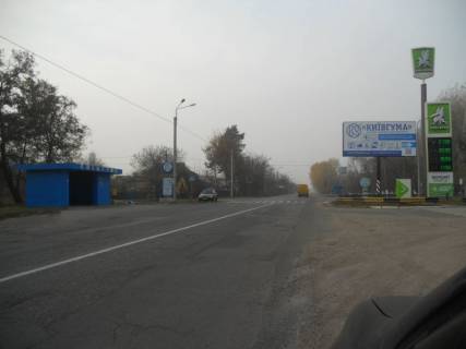 Билборд A в Бровары, 6х3  м. Бровари, Оникієнка Олега вул. (кол. Кутузова), 127, біля АЗС ОККО, навпроти автобусної зупинки, розвилка з вул. Богдана Хмельницького, через 120м після повороту на вул. Прилуцька фото 1