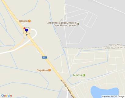 Billboard A in Kiev roads, 12х3  Dniprovs'ke sose, trasa N-01 "Kiiv-Znam'anka", km 25+120 pravo, rozv'azka na s. Krenici, livij scheme