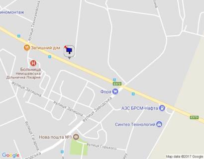 Билборд B в Киеве смт. Немішаєве, траса М-07, км 37+600 право, за 260м до магазину "Фора", через 90м після автобусної зупинки схема