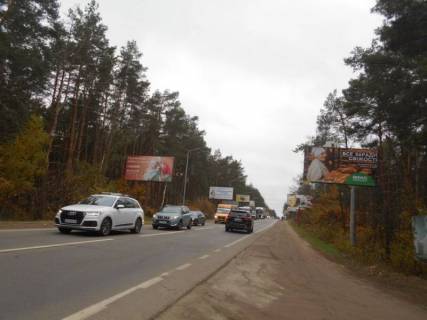 Билборд A в Буче м. Буча, траса М-07, км 24+750 право, вул. Шевченка, виїзд з Гостомеля в Бучу, через 500м після розв'язки Ірпінь-Гостомель-Київ фото 1